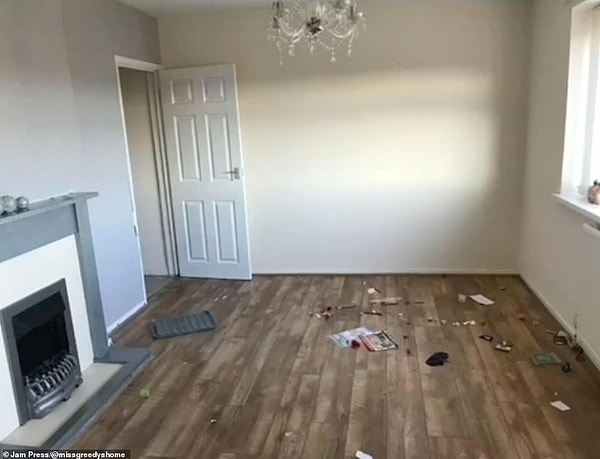 Гостиная "до и после"