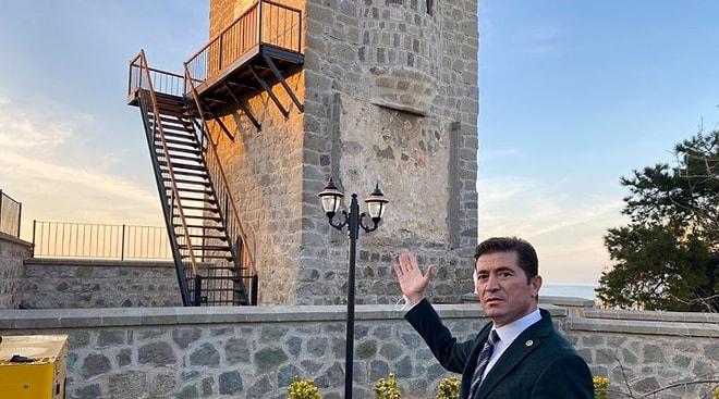 Trabzon'da Tarihi Kuleye Demir Merdiven Monte Edildi: 'Bunun Adı Restorasyon Değil Rezalet'