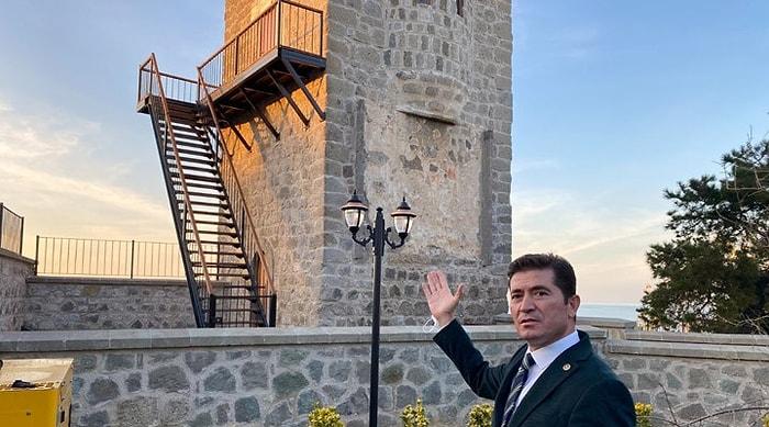 Trabzon'da Tarihi Kuleye Demir Merdiven Monte Edildi: 'Bunun Adı Restorasyon Değil Rezalet'