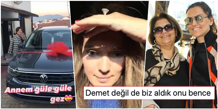 Annesine Aldığı Binlerce Liralık Son Model Otomobili Herkesin Gözüne Sokan Demet Akalın Dillere Düştü