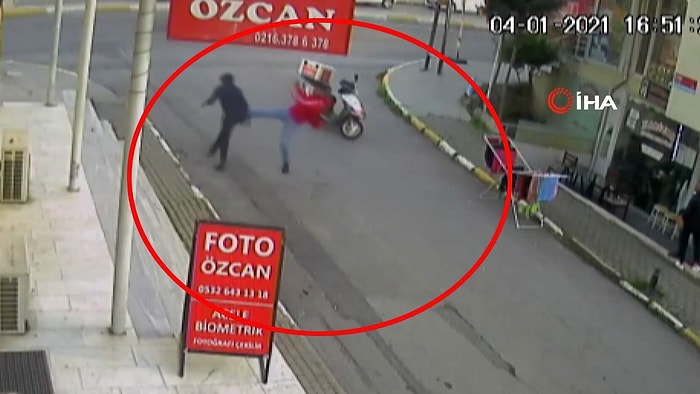 Kuyumcuyu Sahte Altın ile Dolandırmak İsteyen Kişiyi Aksiyon Filmi Tadında Yakalayan Motorlu Kurye