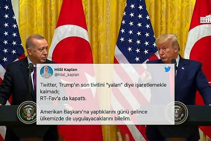 Hilal Kaplan Trump'ın Tweetlerinin Kısıtlanmasını Yorumladı: 'Günü Gelince Bizim Ülkemizde de Olacak'