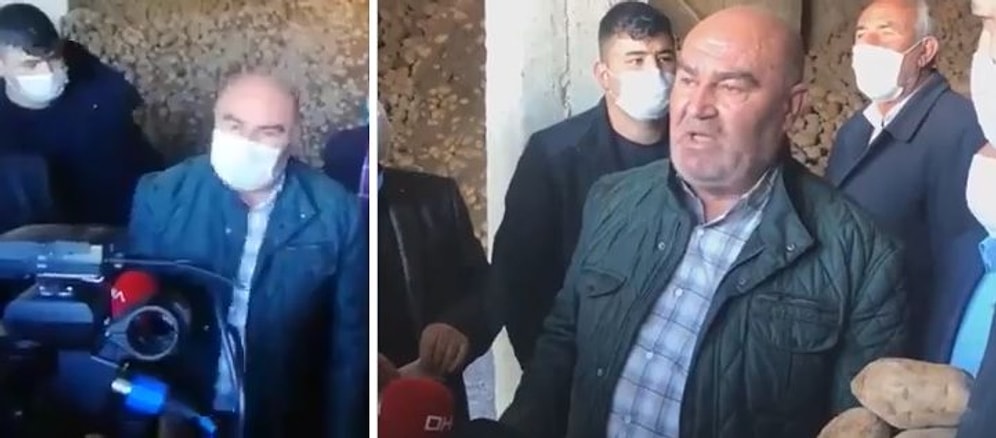 Çiftçi İsyan Etti: 'Allah Çarpsın Battık, Kuran Çarpsın Battık, Ak Parti'nin 1 Numaralı Adamıyım Ben'