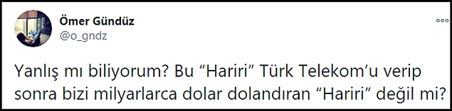Türk Telekom Vurgunuyla Suçlanan Hariri'nin Erdoğan Tarafından Ağırlanması Tepki Çekti