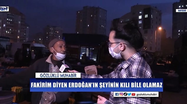 'Sence vatandaşta fakirlik var mı?' sorusuna nerede fakirlik var çalıştıracak adam bulamıyoruz diyen o vatandaş, bugün 1.000 lira kazandım dedi.