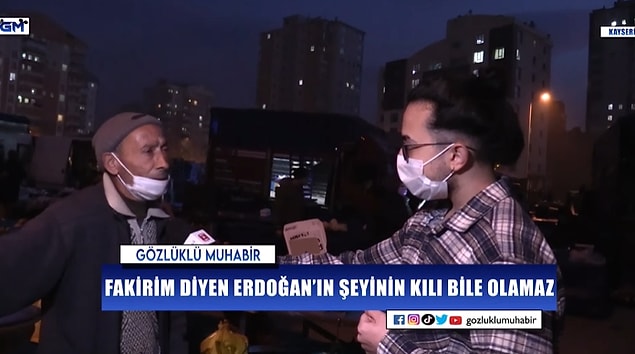 Herkesin evinde 2 tane araba bende 3 tane araba var diyen vatandaş, geçinemiyorum diyenlerin amacının hükümeti kötülemek olduğunu söyledi.