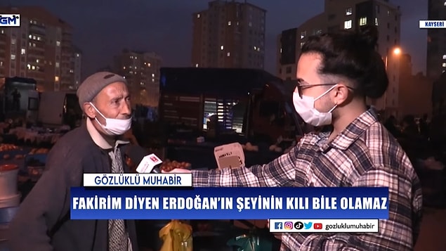 Hükümeti kötüleyenlere fetöcü diyen vatandaş, yağmur duası ile yağmur yağdırdıklarını da söyledi. Muhabirin meteoroloji açıklamıştı zaten sözlerine ise 'Sen de mi FETÖ'cüsün?' dedi.