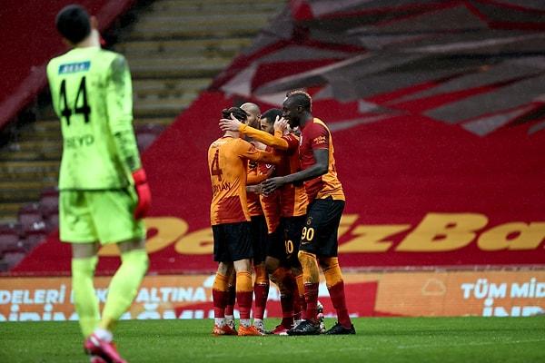 Kalan dakikalarda başka gol olmadı ve Galatasaray, Gençlerbirliği karşısında 6-0 galip geldi.