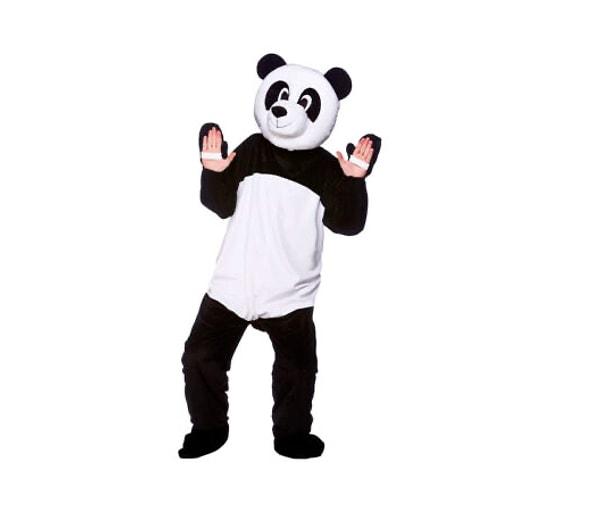 Panda da kaplan kostümüne benzer bir alternatif...
