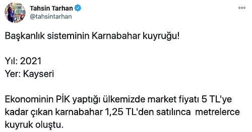 Onlarca Metrelik Ucuz Karnabahar Kuyruğu Gündemde: 'Ecevit'e Laf Söyleyenler Utanır mı?'