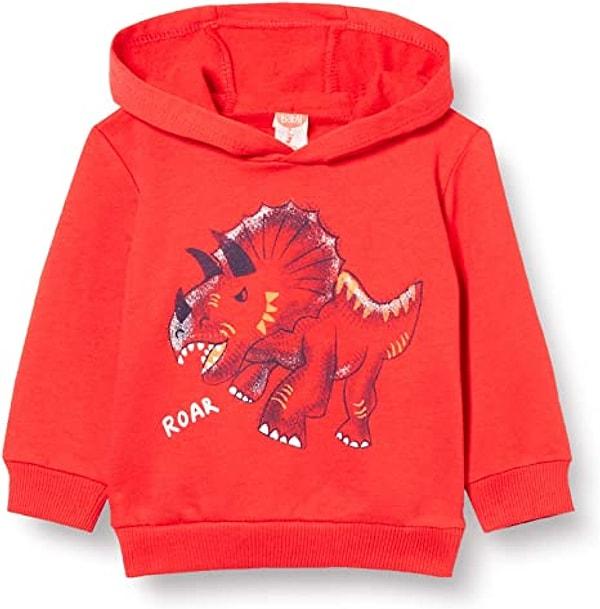 18. Dinozor sevmeyen çocuk var mıdır ki? Bu dinozorlı sweatshirt'ün fiyatı 34 TL'den 15 TL'ye düşmüş.