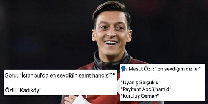 Mesut Özil Twitter'da Kendisine Yöneltilen Sorulara Verdiği Cevaplarla Gündeme Oturdu