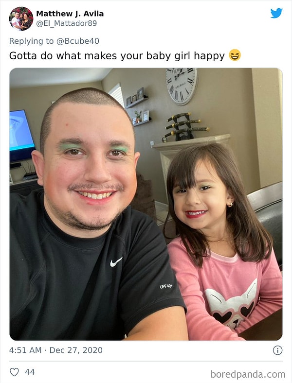 14. "Ты должен делать все что угодно, чтобы твоя дочка была счастливой".