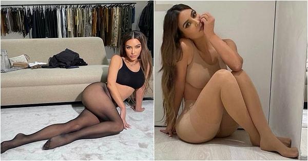 12. Kim Kardashian, kendi korse markasının ürünleriyle pozlar paylaştı!