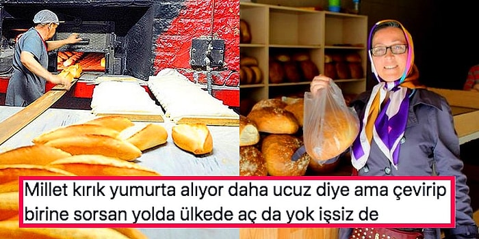 İsraf mı Yoksa Ekonomik Kriz Nedeniyle mi Uygulandığı Konusunda İnsanların Netleşemediği Yarım Ekmek Satışı