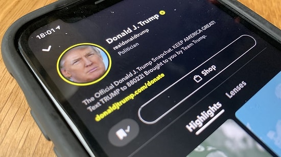 Snapchat da Trump'ın Hesabını Kapattı