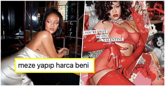 Rihanna Sevgililer Günü İçin Savage X Fenty ile Çıkardığı İç Çamaşırı Koleksiyonuyla Yürekleri Hoplattı 🔥