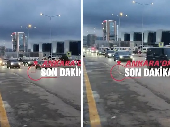 Cumhurbaşkanı Erdoğan'ın Aşı Olmaya Giderken Kaydedildiği İddia Edilen Araç Konvoyu
