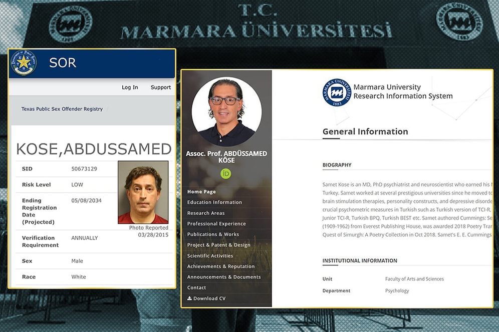 Marmara Üniversitesi Duyurdu: ABD'de Çocuk İstismarından Tutuklanan Öğretim Üyesi İstifa Etti