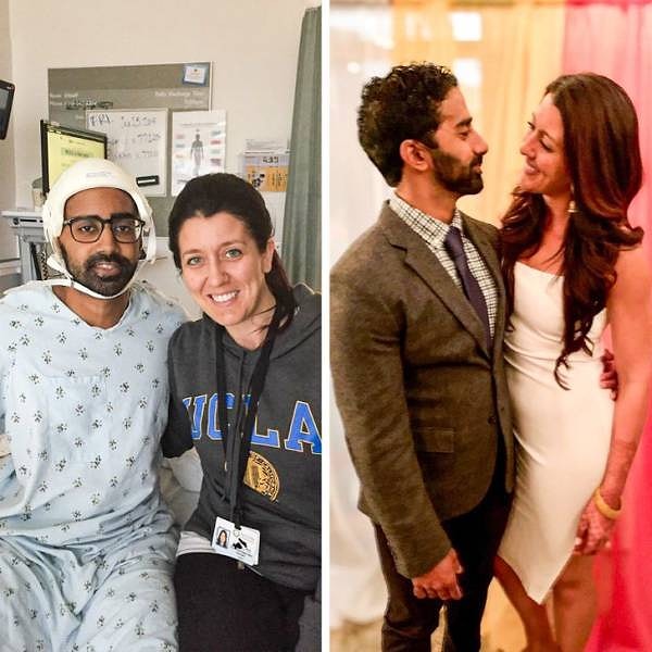 2. "Какие бы сюрпризы не преподносила нам жизнь, мы всегда находили, чему улыбнуться. Я горжусь тем, что наконец-то называю тебя своей женой".