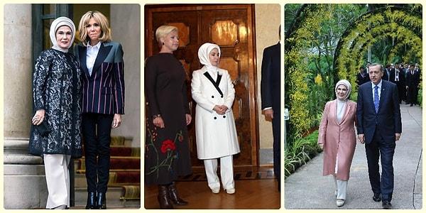 10. Emine Erdoğan'da ülkemizin first ladysi olarak giyimiyle adından sıkça söz ettiriyor.