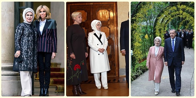 10. Emine Erdoğan'da ülkemizin first ladysi olarak giyimiyle adından sıkça söz ettiriyor.