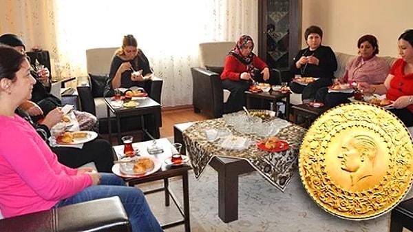 18. Ev kadınlarının vazgeçilmezi altın günü partileri