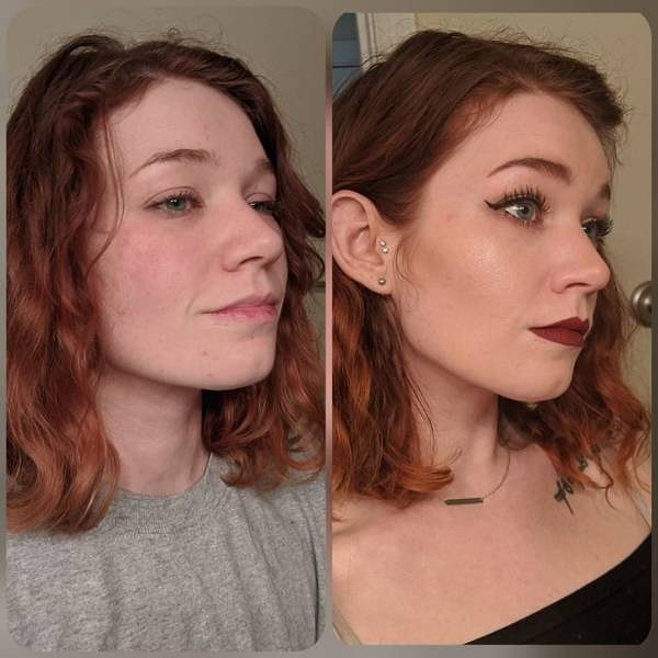 3. "Обычно я никогда не крашусь красной помадой, но сегодня мне это показалось уместным".