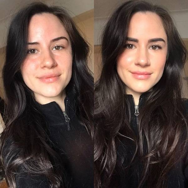 19. "Стараюсь придавать своим бровям максимально натуральный вид, и кажется, что у меня неплохо получается!"