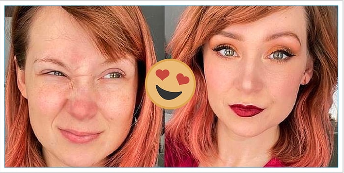 "Вуаля, и ты совсем другой человек!": 19 фотосравнений, кричащих в пользу легкого мейкапа