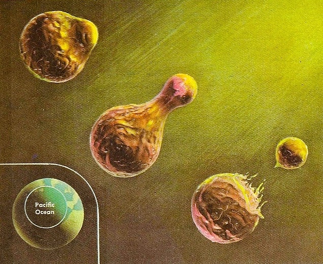 Gelin isterseniz George Darwin'in "Fission" yani Bölünme Teorisi'ne bakalım. Darwin'e göre Dünya gençken çok hızlı dönmektedir ve...