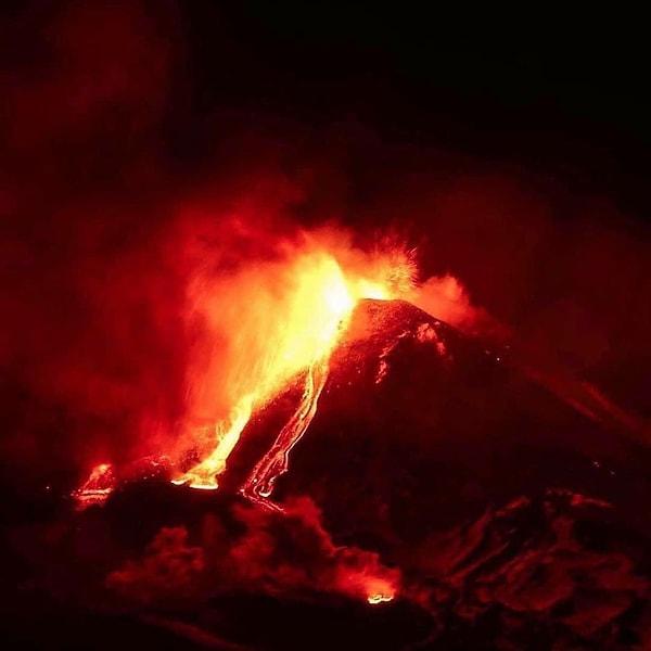 Etnave civarında 3,3 büyüklüğünde volkanik depremin kaydedildi