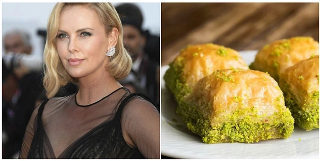 The Old Guard filminde baklava yediği sahneler sonrası "Şimdiye kadar yediğim en iyi tat." diyen Charlize Theron