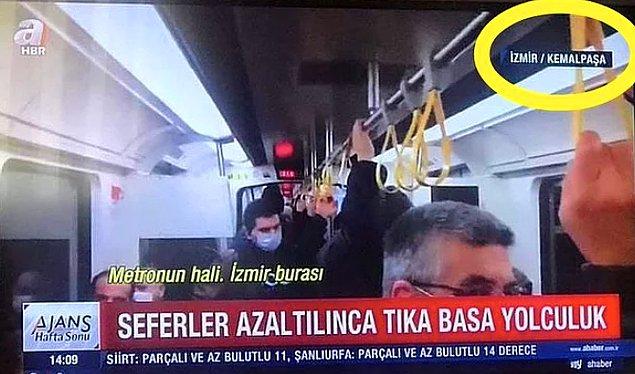 14. Metro ağı bulunmayan İzmir Kemalpaşa'da metro yoğunluğu haberi.