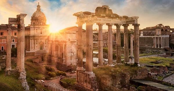3. İmparatorluğun altın çağlarında Roma, 1 milyondan fazla insanın yaşadığı bir metropoldü.
