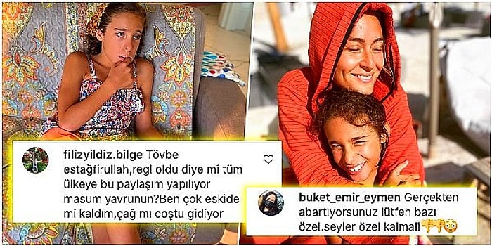 Kızı Melisa'nın Regl Olduğunu Duyuran Ceyda Düvenci, Gelen Eleştirilere Cevap Verdi!