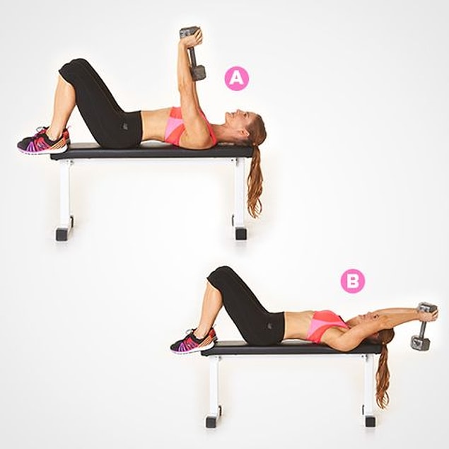 2. Dumbbell pullover