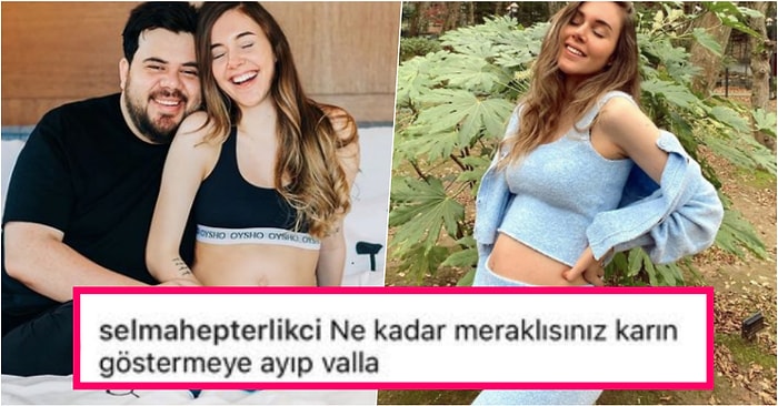 İkinci Bebeğine Hamile Olan Berfu Yenenler, Kendisine Yapılan Ayarsız Yoruma Müthiş Bir Cevap Verdi!