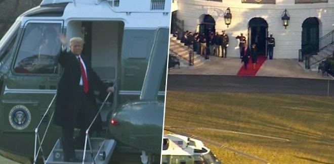 ABD'de Bir Dönem Sona Erdi: Trump Beyaz Saray'dan Ayrıldı!