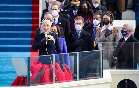 Lady Gaga, Joe Biden'ın Yemin Töreninde ABD Milli Marşı'nı Söyledi