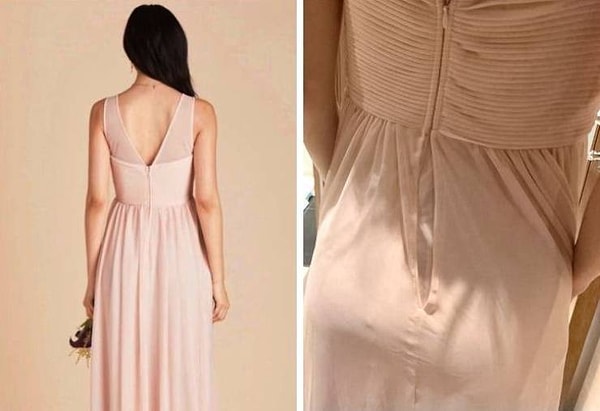 16. "Производитель утверждал, что это платье сшито таким образом, чтобы ткань не тянула, когда вы присаживаетесь".