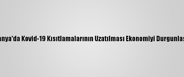 Ifo: Almanya'da Kovid-19 Kısıtlamalarının Uzatılması Ekonomiyi Durgunlaştıracak