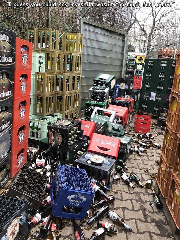 15. "Рабочая смена сегодня как-то не задалась".