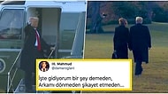 Trump’ın Beyaz Saray’dan Ayrılışı Goygoycuların Eline Düştü, Birbirinden Komik Görüntüler Ortaya Çıktı