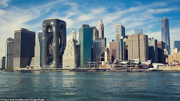 Органический дизайн был придуман турецкой архитектурной фирмой Hayri Atak Architectural Design Studio, которая описала структуру как «аморфную» и имеющую «прозрачную, призрачную позицию на фоне городского горизонта».