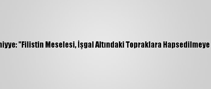 Hamas Lideri Heniyye: "Filistin Meselesi, İşgal Altındaki Topraklara Hapsedilmeye Çalışılmaktadır"