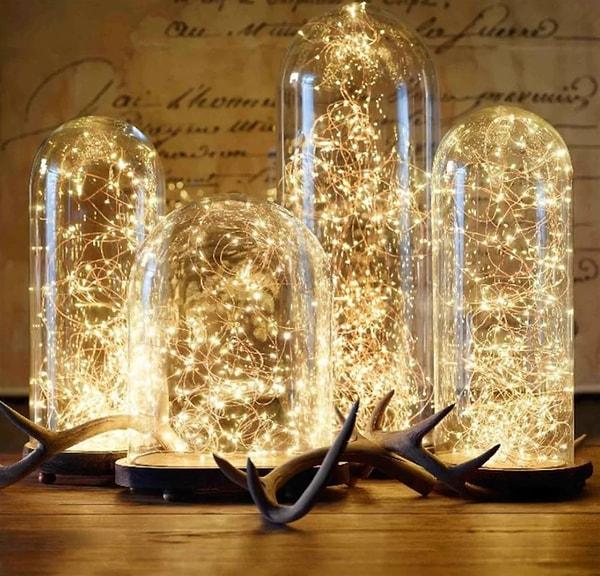 Ledleri kullanarak kendinize minik dekoratif lambalar yapın