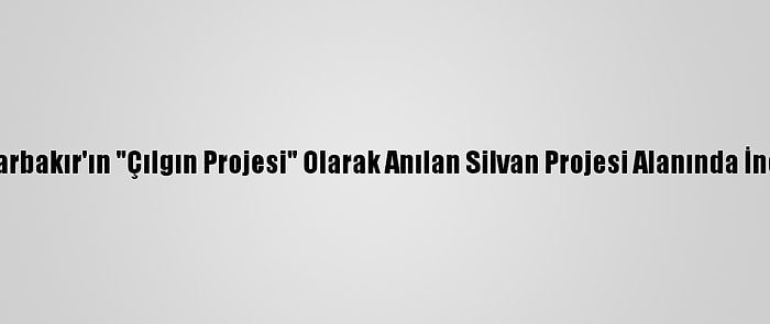 Bakan Pakdemirli, Diyarbakır'ın "Çılgın Projesi" Olarak Anılan Silvan Projesi Alanında İncelemelerde Bulundu: