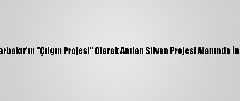 Bakan Pakdemirli, Diyarbakır'ın "Çılgın Projesi" Olarak Anılan Silvan Projesi Alanında İncelemelerde Bulundu:
