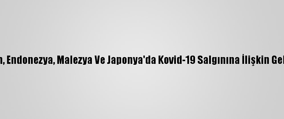 Pakistan, Endonezya, Malezya Ve Japonya'da Kovid-19 Salgınına İlişkin Gelişmeler